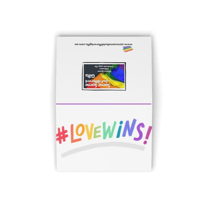 Greeting Card - Love Wins Wedding Day Greeting Card