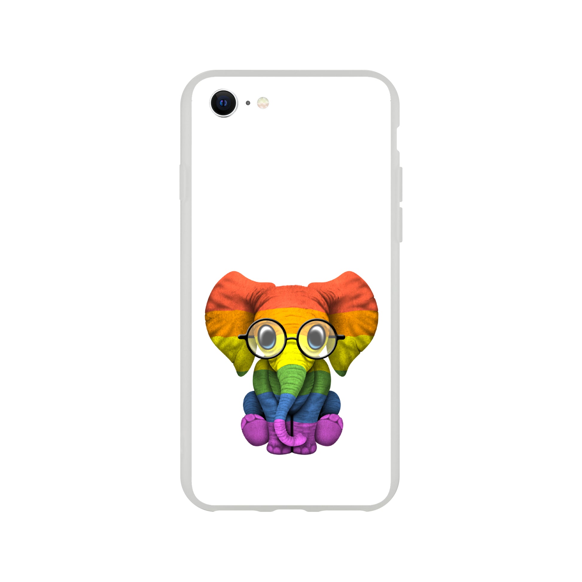 Mobile Phone Case - Baby Pride Elephant Flexi Phone Case