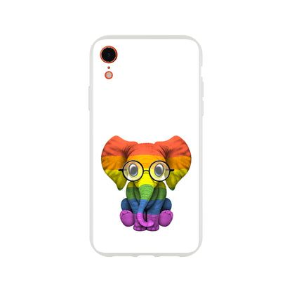 Mobile Phone Case - Baby Pride Elephant Flexi Phone Case