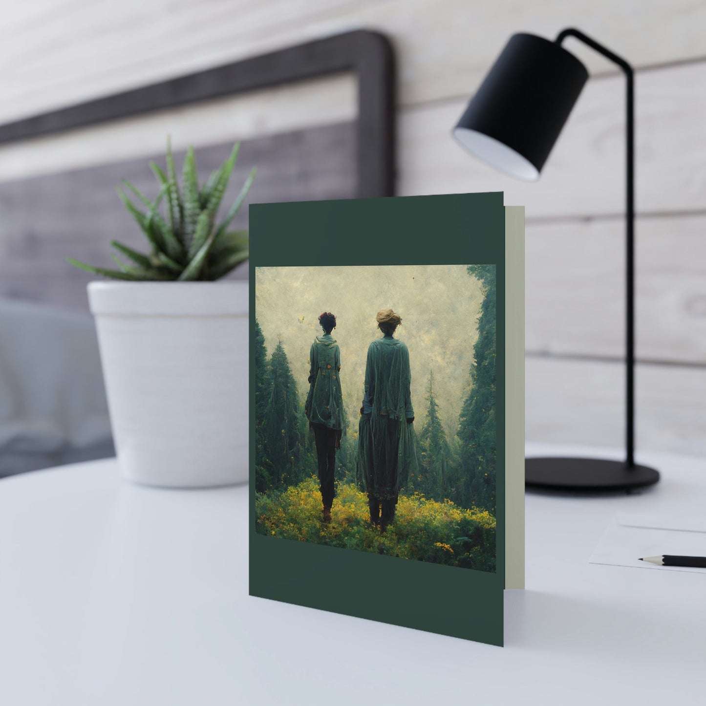 Blank Greeting Card - The Afternoon - LGBTQIA+ Queer Pride Blank Greeting Card