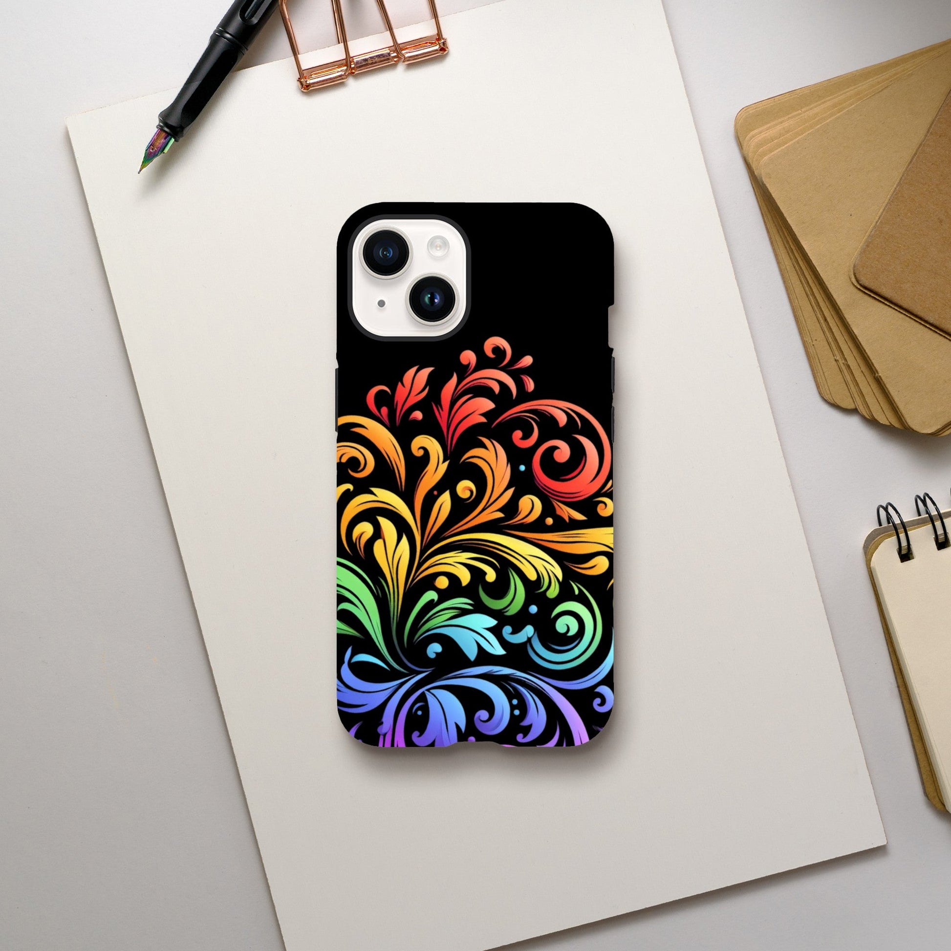 Mobile Phone Case - Pride Ferns- IPhone Case - Samsung Case - Clear - Flexi - Bio - Slim - Tough - LGBTQIA+ Mobile Phone Cases