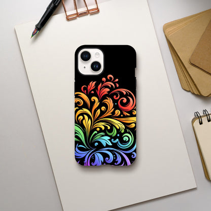 Mobile Phone Case - Pride Ferns- IPhone Case - Samsung Case - Clear - Flexi - Bio - Slim - Tough - LGBTQIA+ Mobile Phone Cases