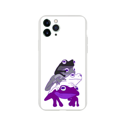 Mobile Phone Case - Asexual Frog Stack Flexi Phone Case