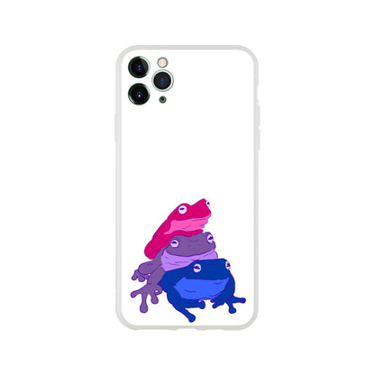 Mobile Phone Case - Bisexual Frog Stack Flexi Phone Case