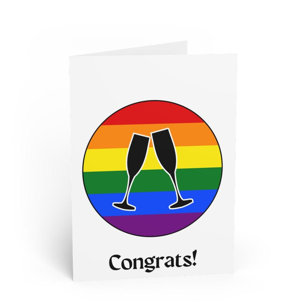 Greeting Card - Congrats! Wedding Day Greeting Card