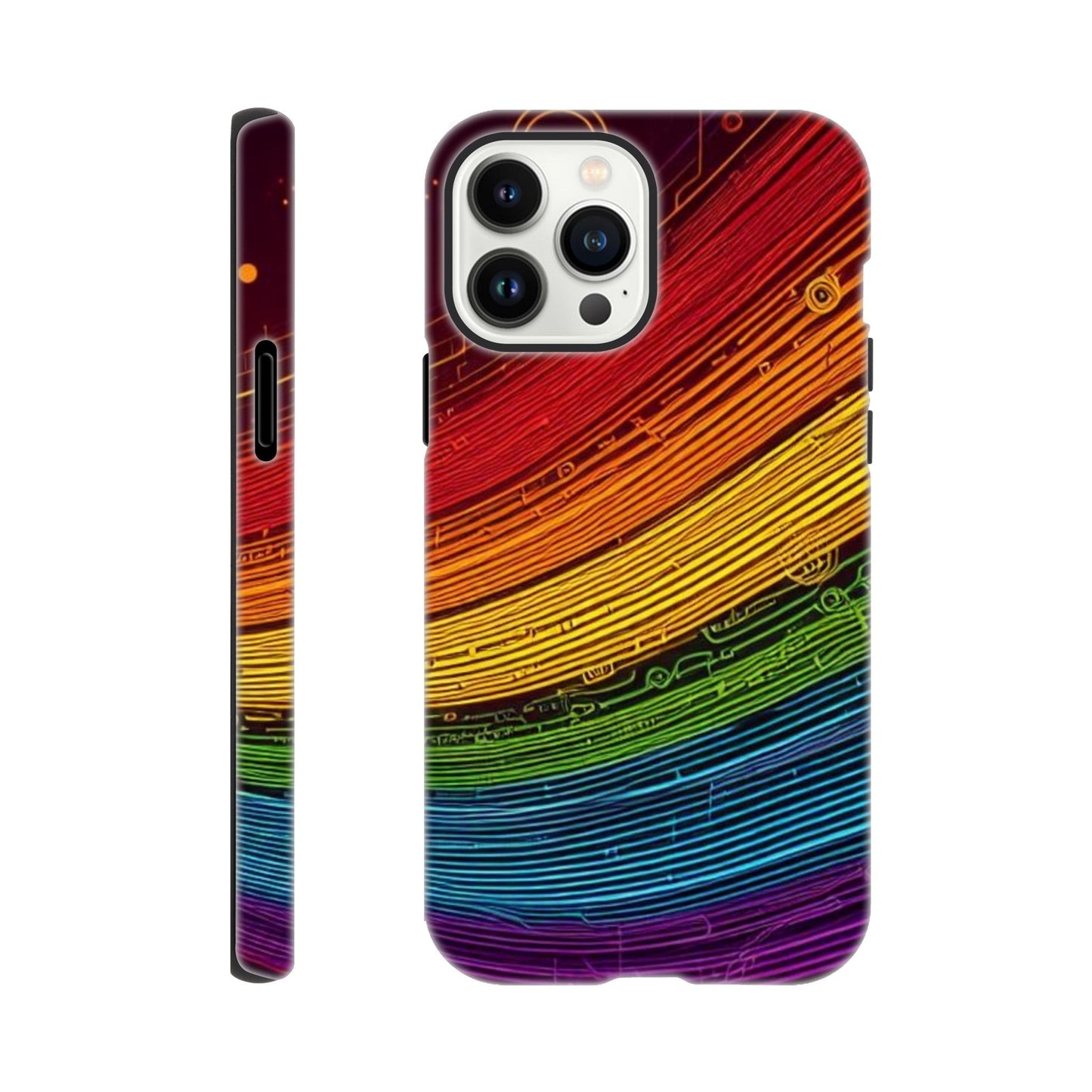 Mobile Phone Case - Pride Strings - IPhone Case - Samsung Case - Clear - Flexi - Bio - Slim - Tough - LGBTQIA+ Mobile Phone Cases