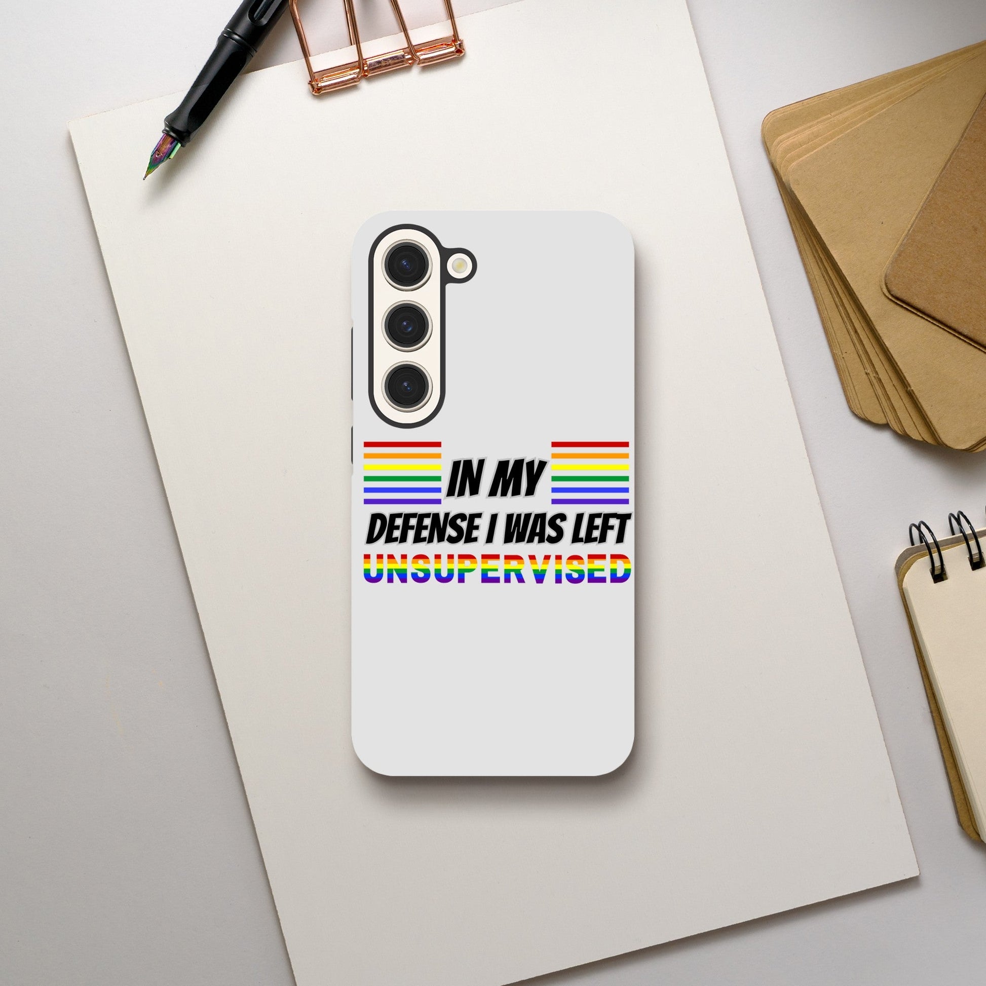 Phone Case - In My Defence - IPhone Case - Samsung Case - Clear - Flexi - Bio - Slim - Tough - LGBTQIA+ Mobile Phone Cases