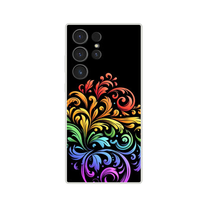 Mobile Phone Case - Pride Ferns- IPhone Case - Samsung Case - Clear - Flexi - Bio - Slim - Tough - LGBTQIA+ Mobile Phone Cases