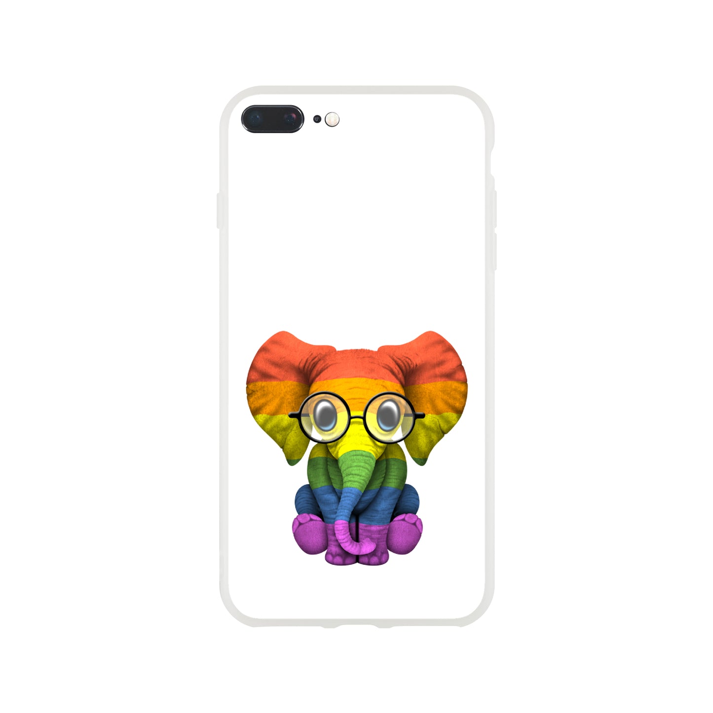 Mobile Phone Case - Baby Pride Elephant Flexi Phone Case