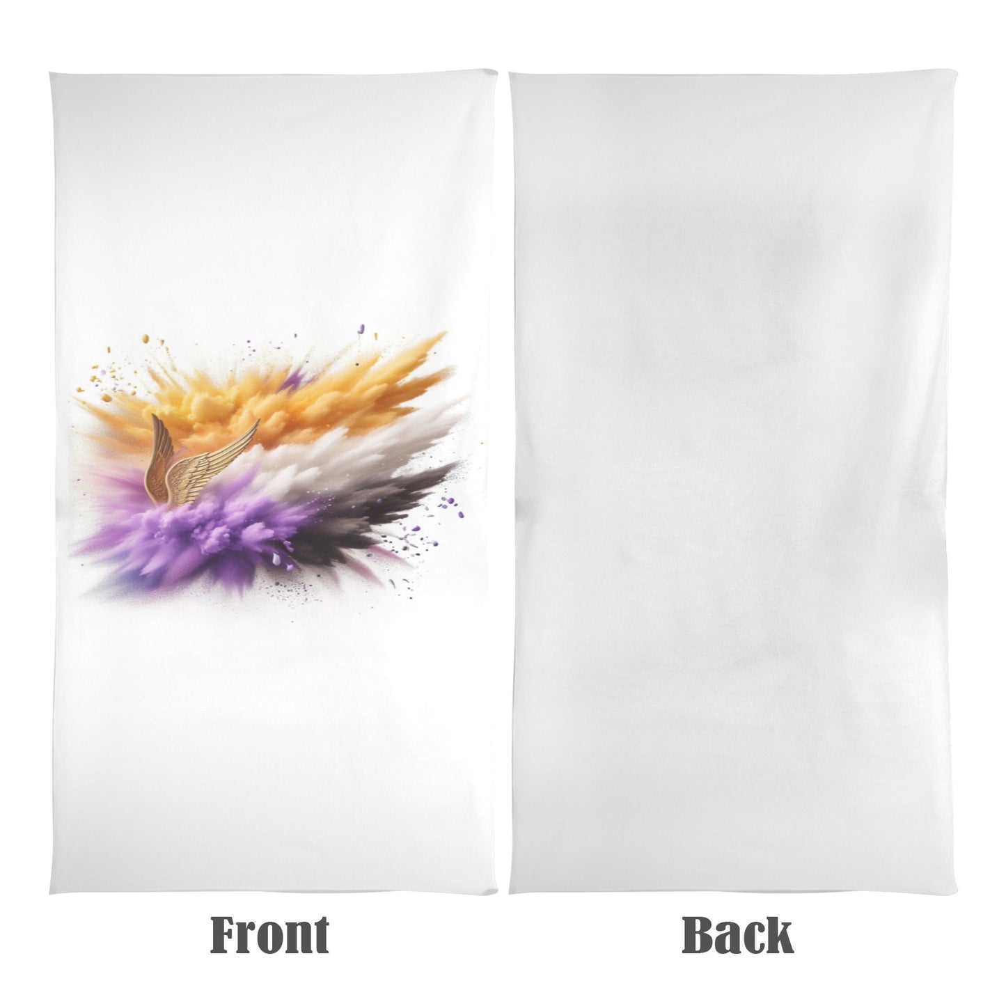 LGBTQIA+ Queer Enby Angel Beach Towel