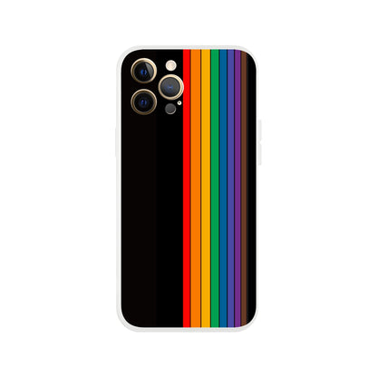 Mobile Phone Case - Pride Lines Flexi Phone Case - LGBTQIA+ Queer