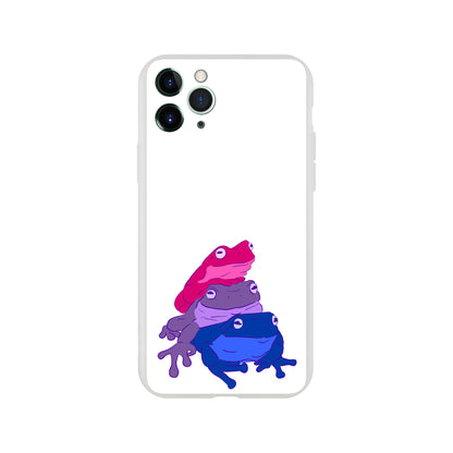 Mobile Phone Case - Bisexual Frog Stack Flexi Phone Case