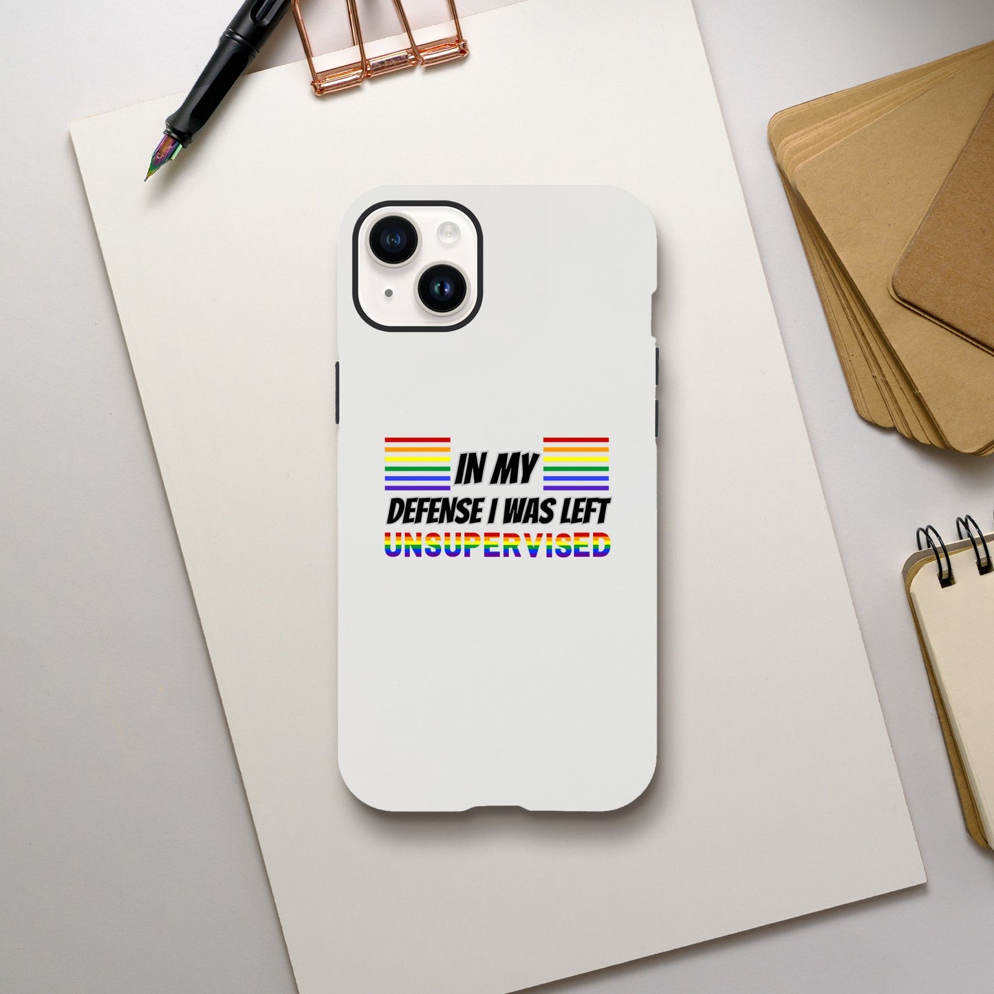 Phone Case - In My Defence - IPhone Case - Samsung Case - Clear - Flexi - Bio - Slim - Tough - LGBTQIA+ Mobile Phone Cases