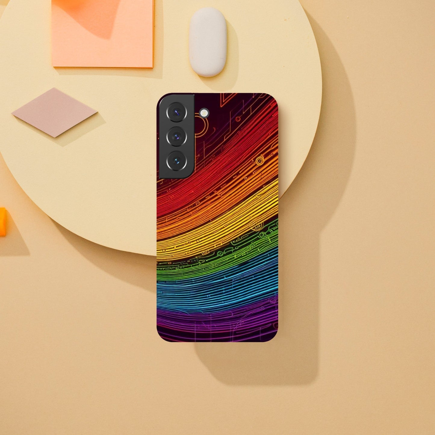 Mobile Phone Case - Pride Strings - IPhone Case - Samsung Case - Clear - Flexi - Bio - Slim - Tough - LGBTQIA+ Mobile Phone Cases