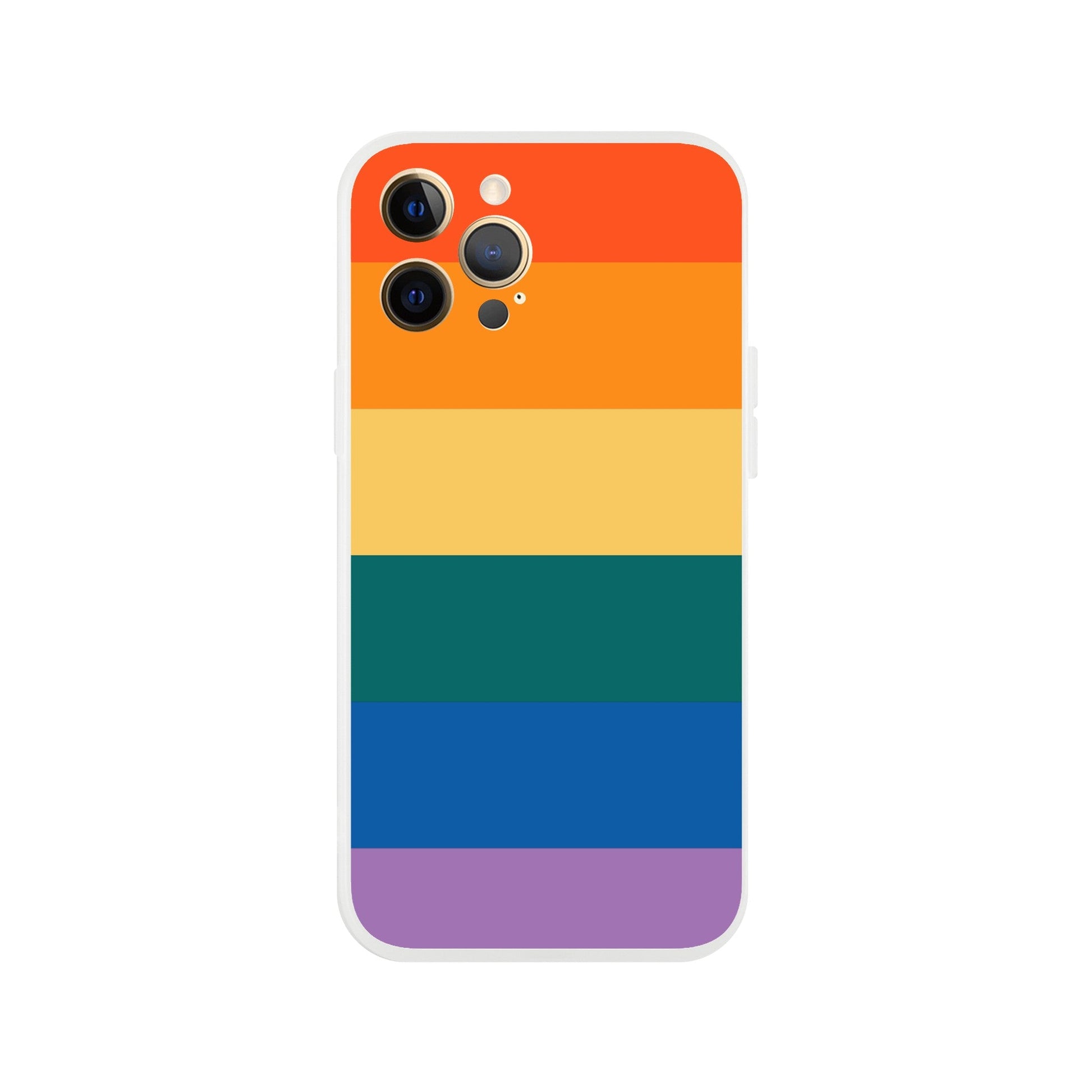 Mobile Phone Case - Retro Flag Flexi Phone Case - LGBTQIA+ Queer