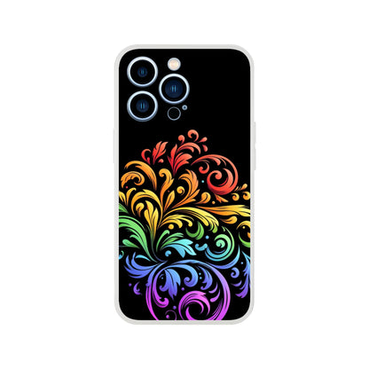 Mobile Phone Case - Pride Ferns- IPhone Case - Samsung Case - Clear - Flexi - Bio - Slim - Tough - LGBTQIA+ Mobile Phone Cases