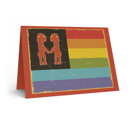 Blank Greeting Card - Tribal Bums - LGBTQIA+ Queer Pride Blank Greeting Card