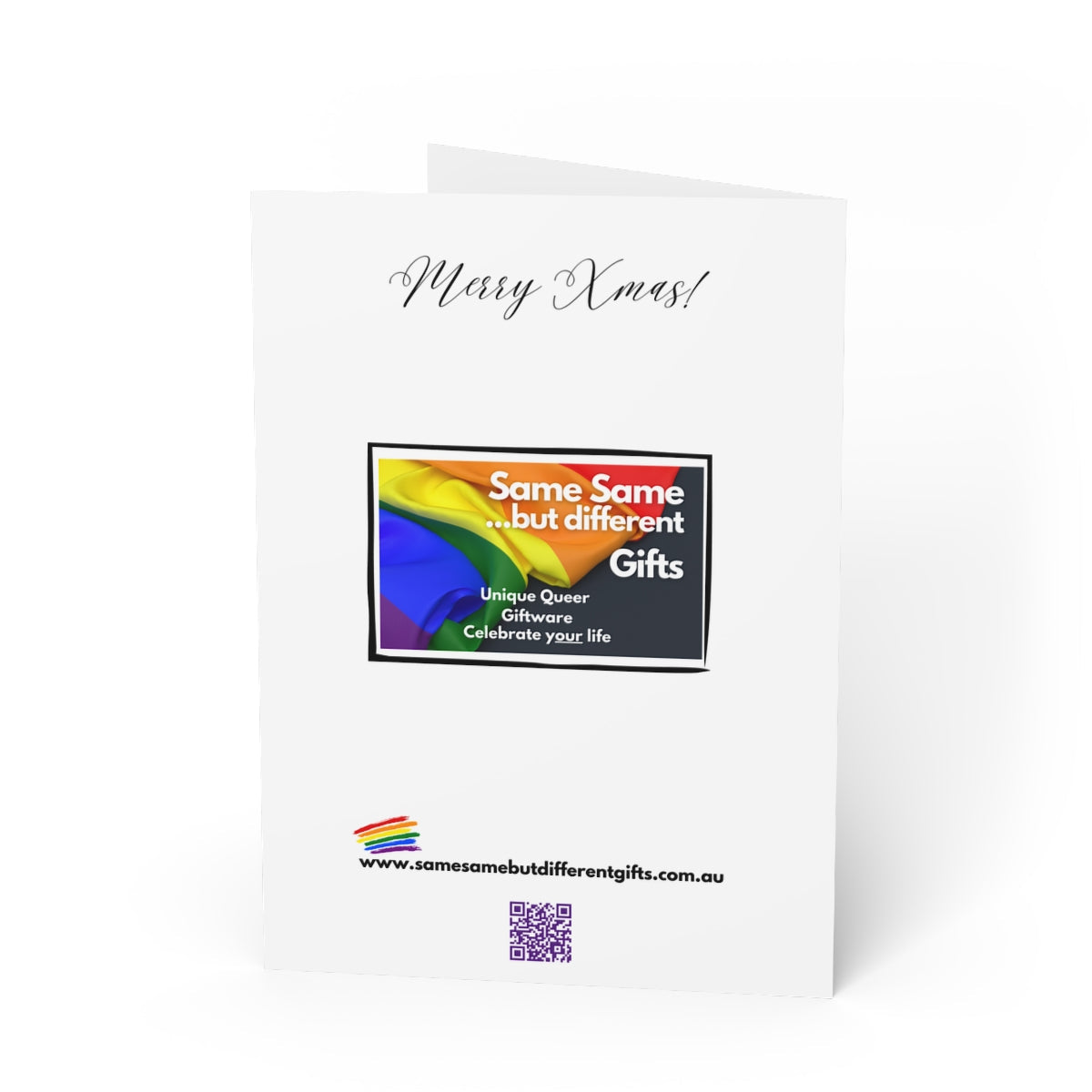 Christmas for all...but Gayer - LGBTQIA+ Greeting Card