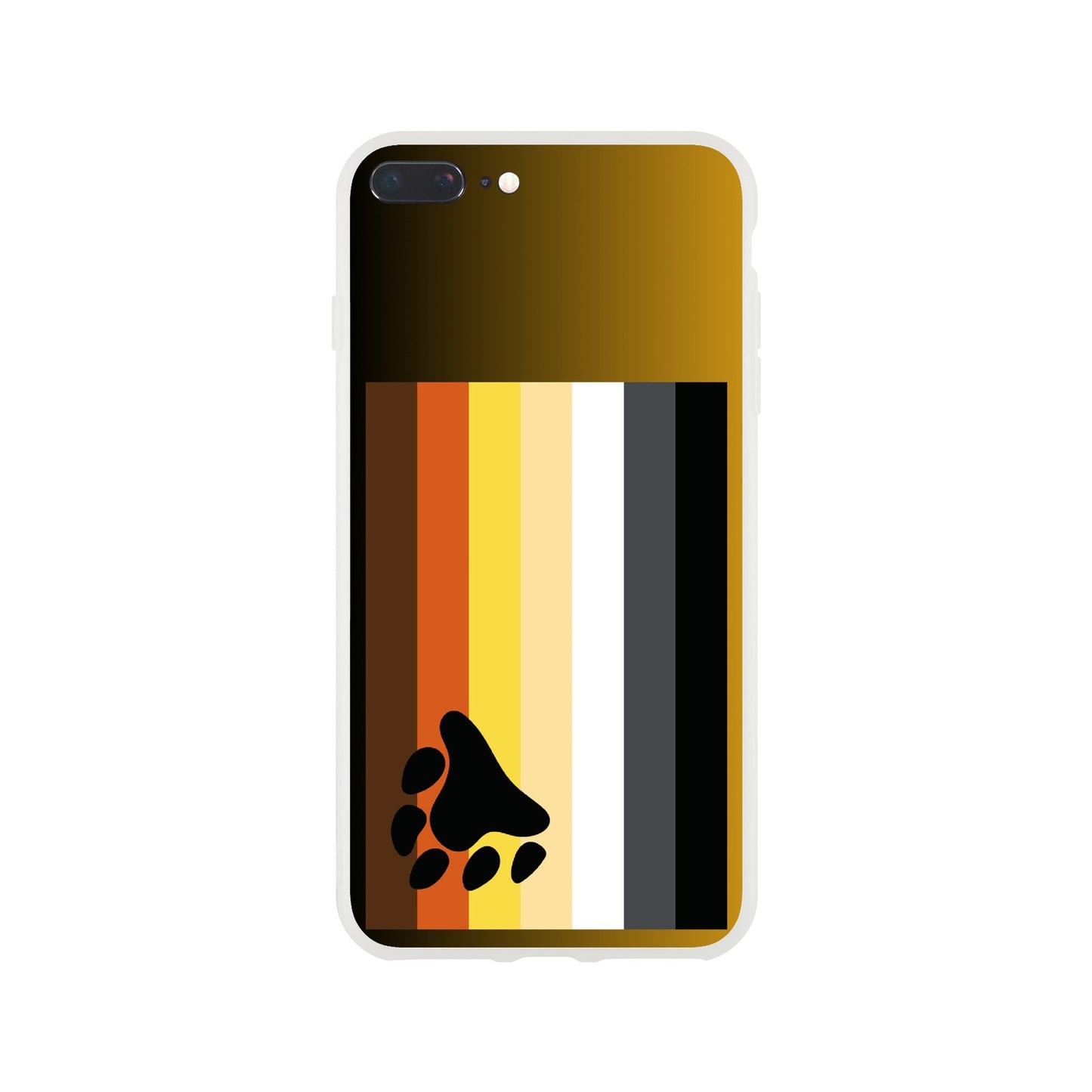 Mobile Phone Case - Brotherhood Bear Pride Flexi Phone Case - LGBTQIA+ Queer