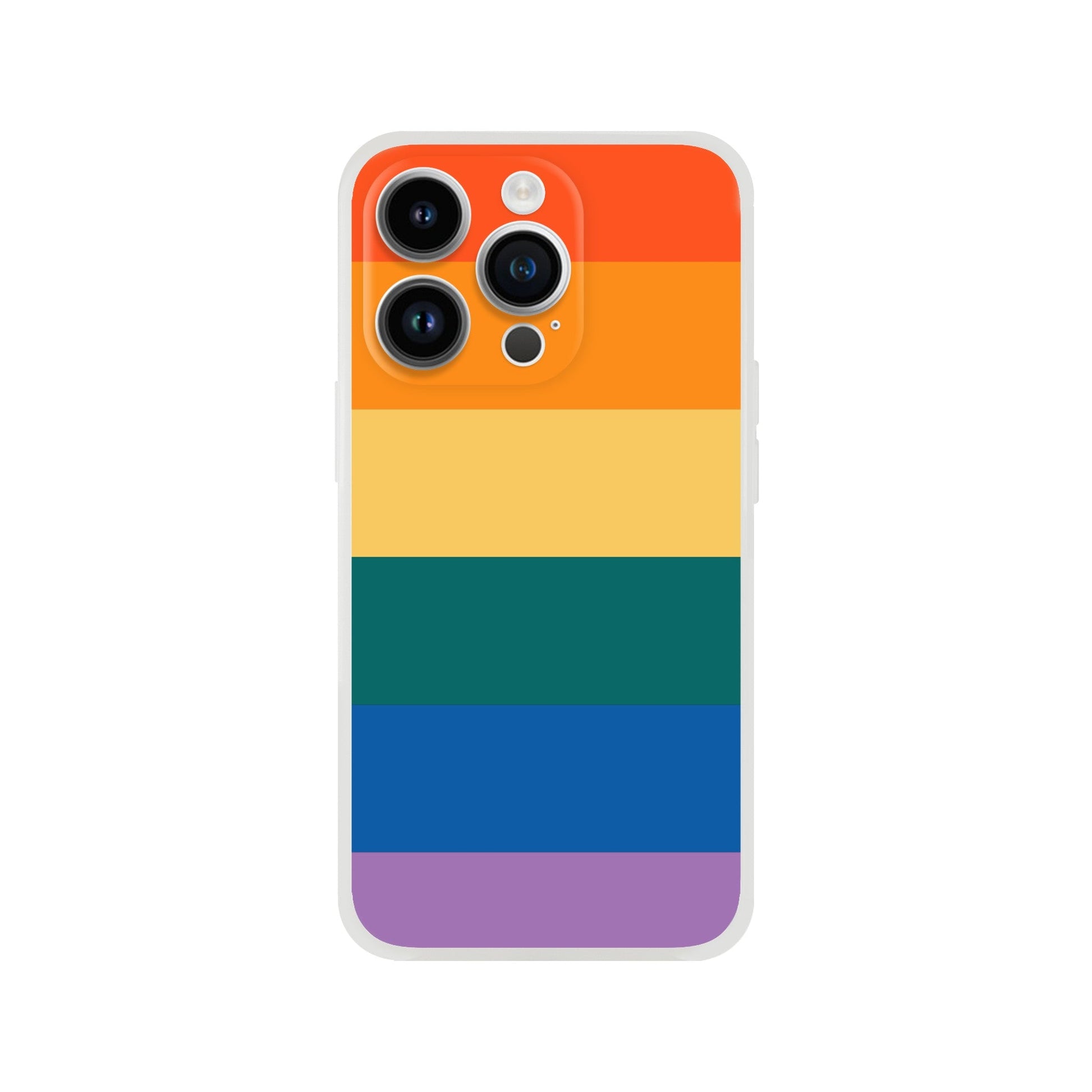 Mobile Phone Case - Retro Flag Flexi Phone Case - LGBTQIA+ Queer