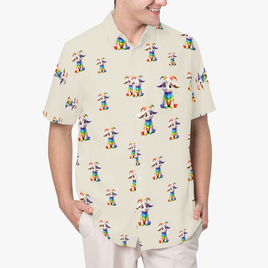 LGBTQIA+ Queer The Goat Hawaiian Shirt