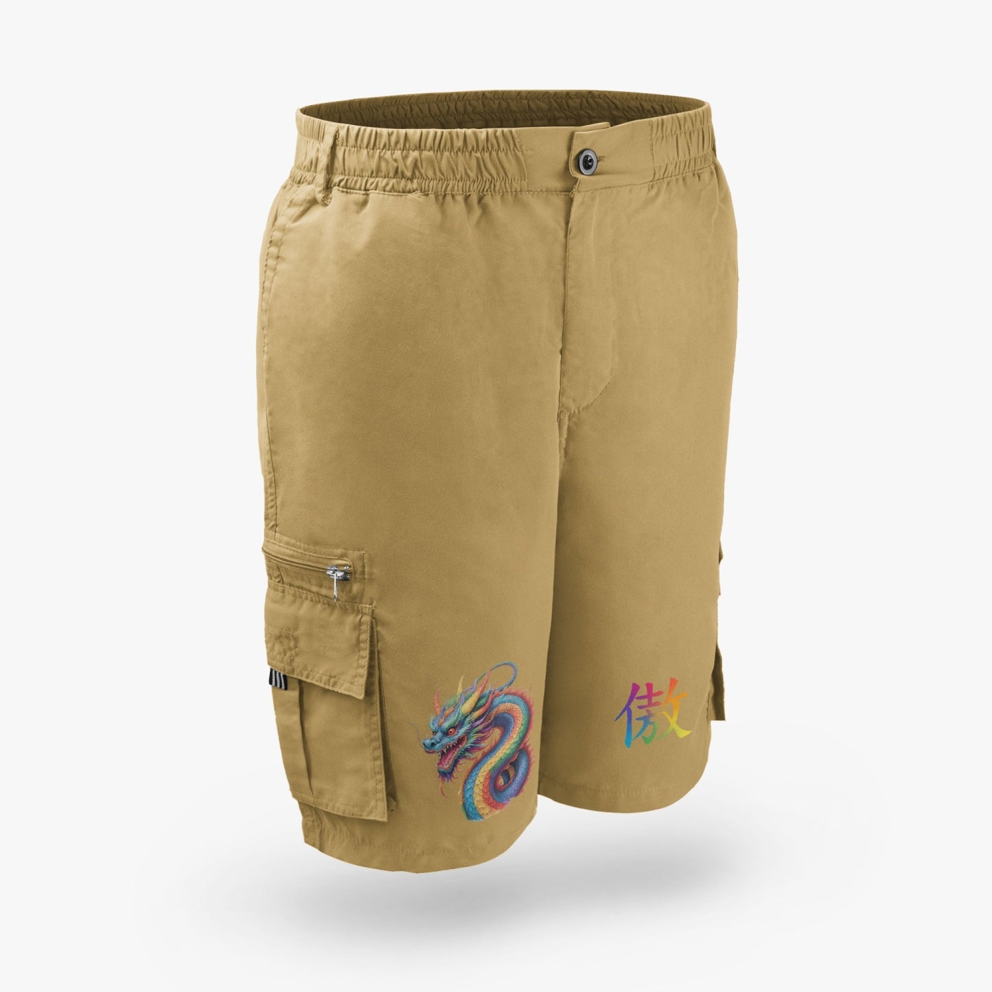 LGBTQIA+ Queer Dragon Pride Cargo Shorts