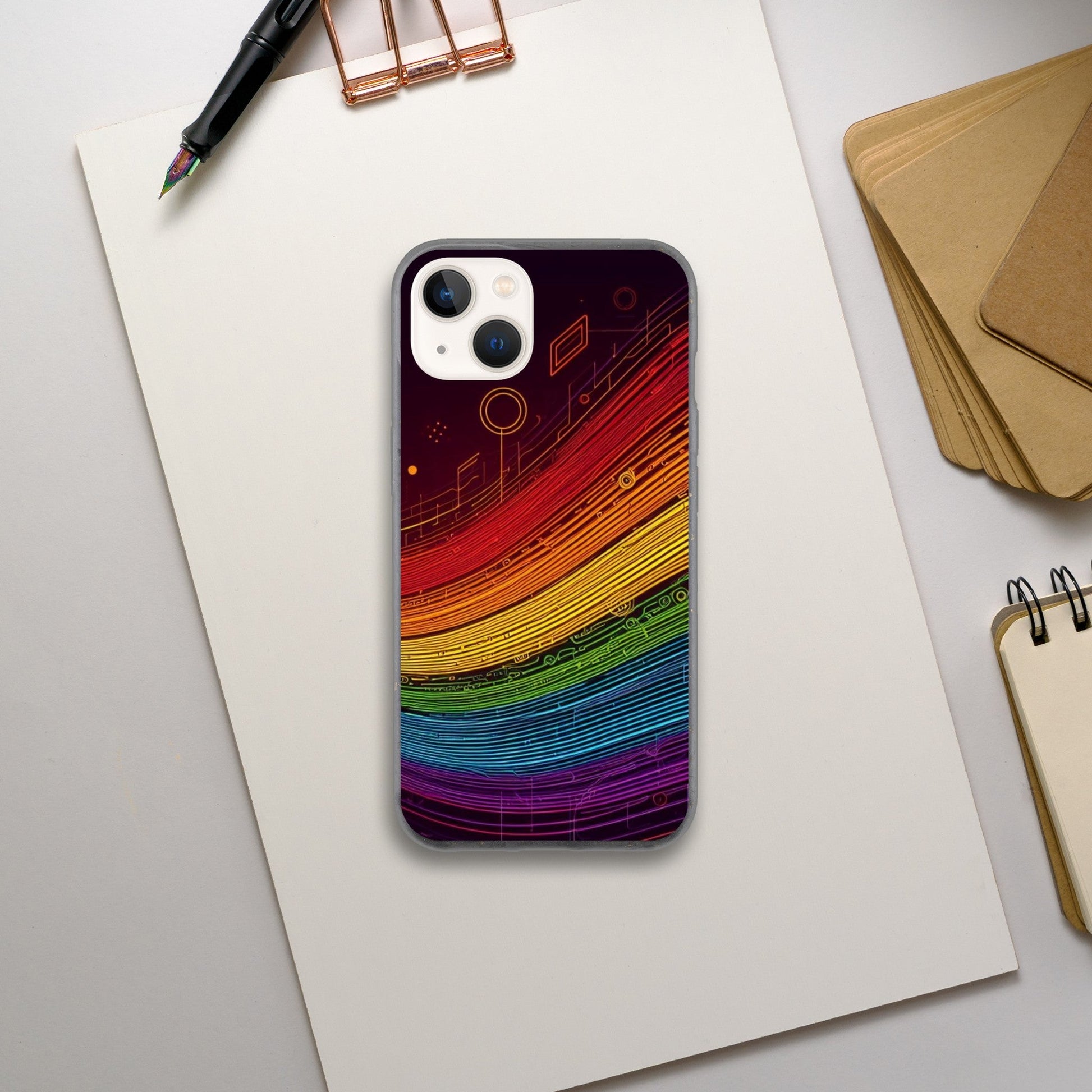 Mobile Phone Case - Pride Strings - IPhone Case - Samsung Case - Clear - Flexi - Bio - Slim - Tough - LGBTQIA+ Mobile Phone Cases