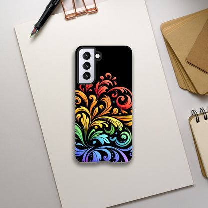 Mobile Phone Case - Pride Ferns- IPhone Case - Samsung Case - Clear - Flexi - Bio - Slim - Tough - LGBTQIA+ Mobile Phone Cases