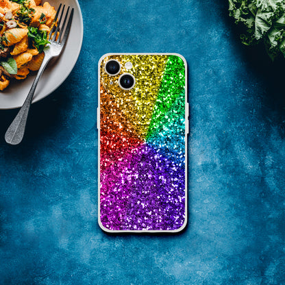 Mobile Phone Case - Pride Glitter Flexi Phone Case