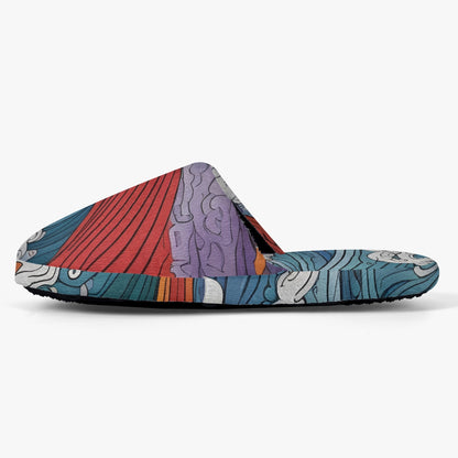 LGBTQIA+ Queer Classic Cotton Waves of Pride Slippers