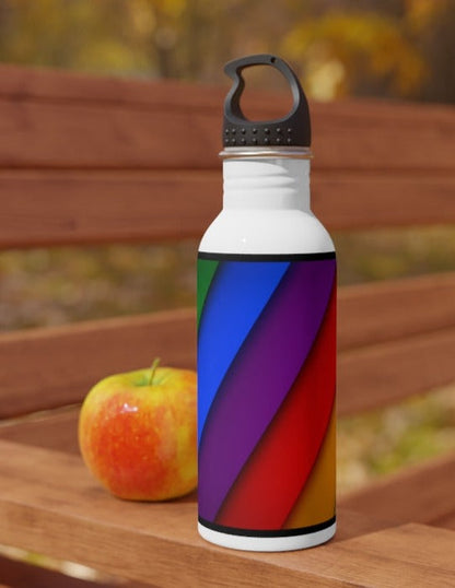 Drink Bottle - Rainbow Twist Water Bottle