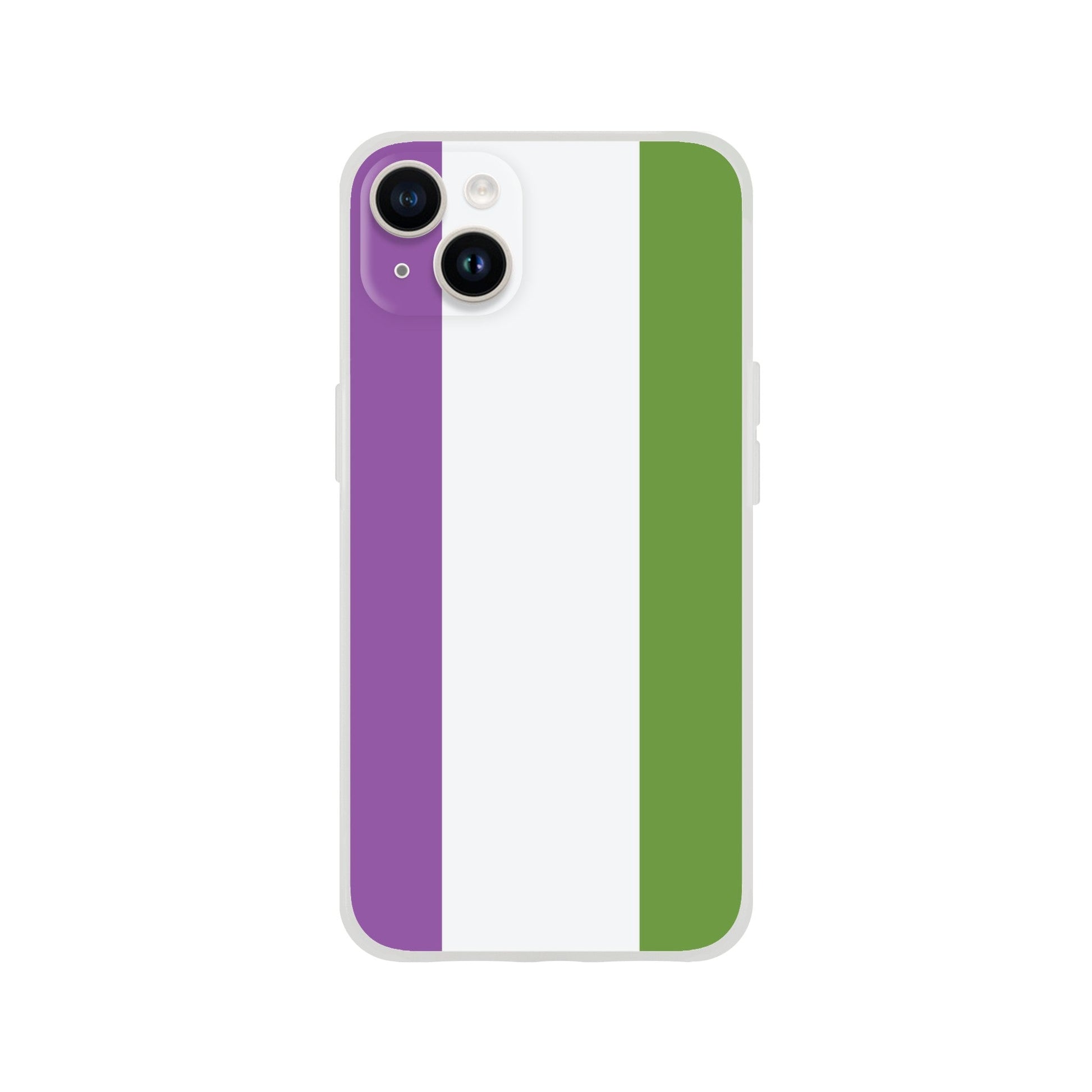 Mobile Phone Case - Genderqueer Pride Flag Flexi Phone Case - LGBTQIA+ Queer