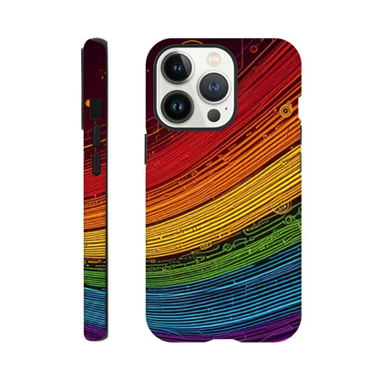 Mobile Phone Case - Pride Strings - IPhone Case - Samsung Case - Clear - Flexi - Bio - Slim - Tough - LGBTQIA+ Mobile Phone Cases