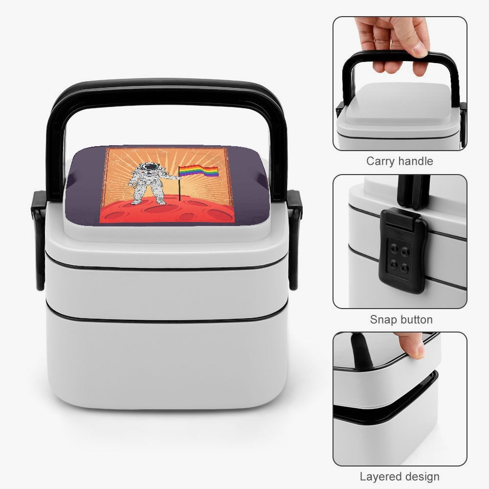 LGBTQIA+ Queer Astrobox Double-layer Lunch Box