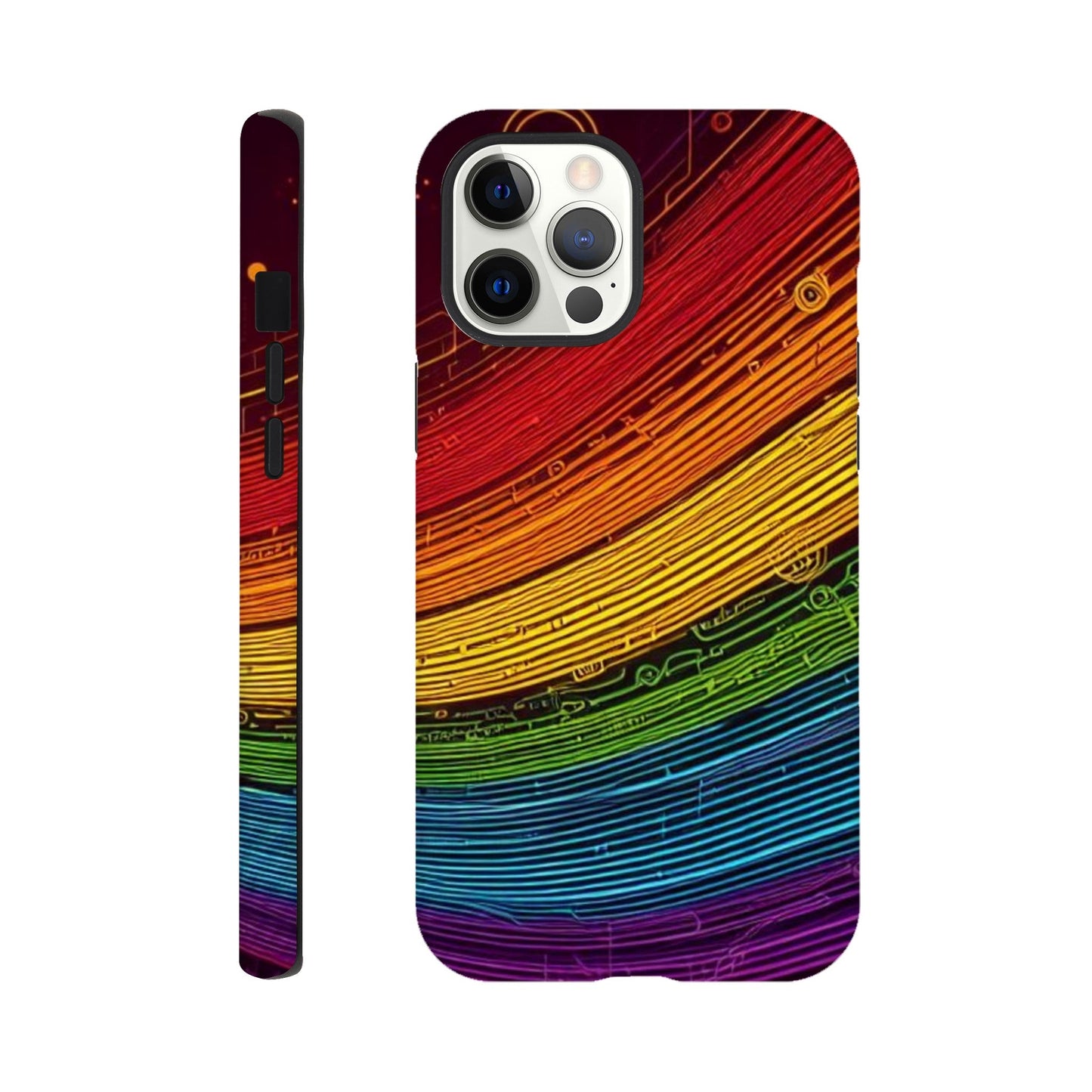 Mobile Phone Case - Pride Strings - IPhone Case - Samsung Case - Clear - Flexi - Bio - Slim - Tough - LGBTQIA+ Mobile Phone Cases