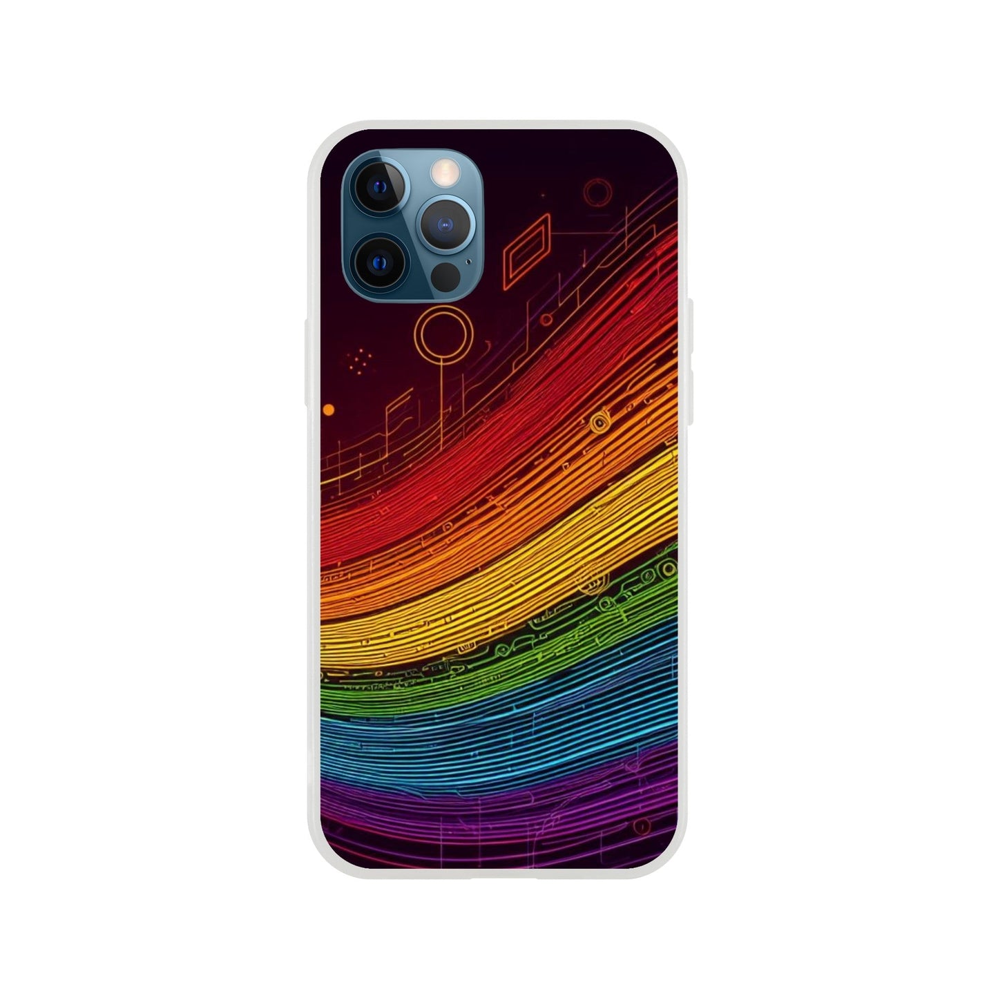 Mobile Phone Case - Pride Strings - IPhone Case - Samsung Case - Clear - Flexi - Bio - Slim - Tough - LGBTQIA+ Mobile Phone Cases