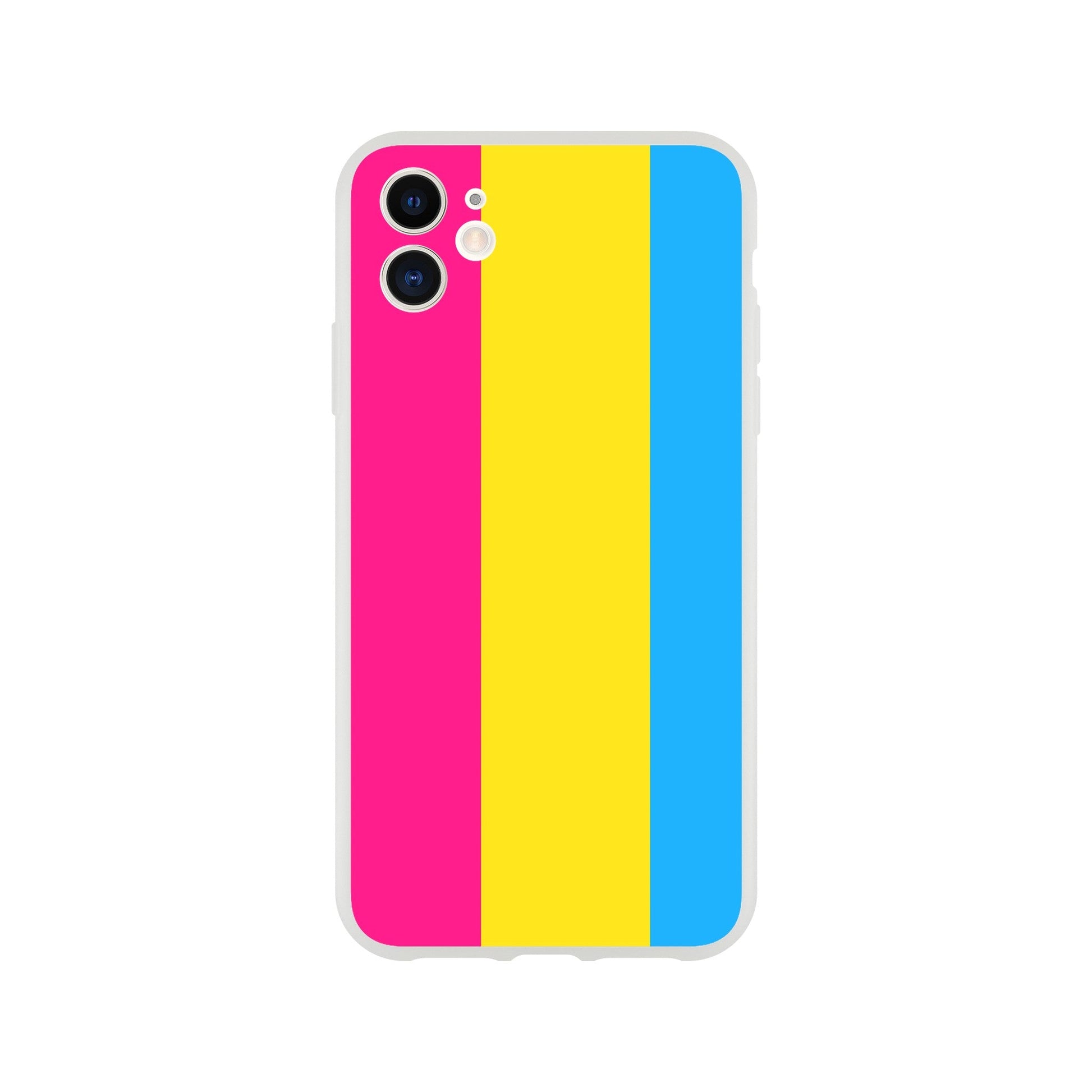 Mobile Phone Case - Pan Pride Flag Flexi Phone Case - LGBTQIA+ Queer