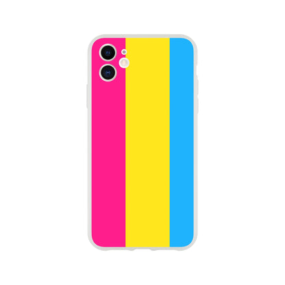 Mobile Phone Case - Pan Pride Flag Flexi Phone Case - LGBTQIA+ Queer