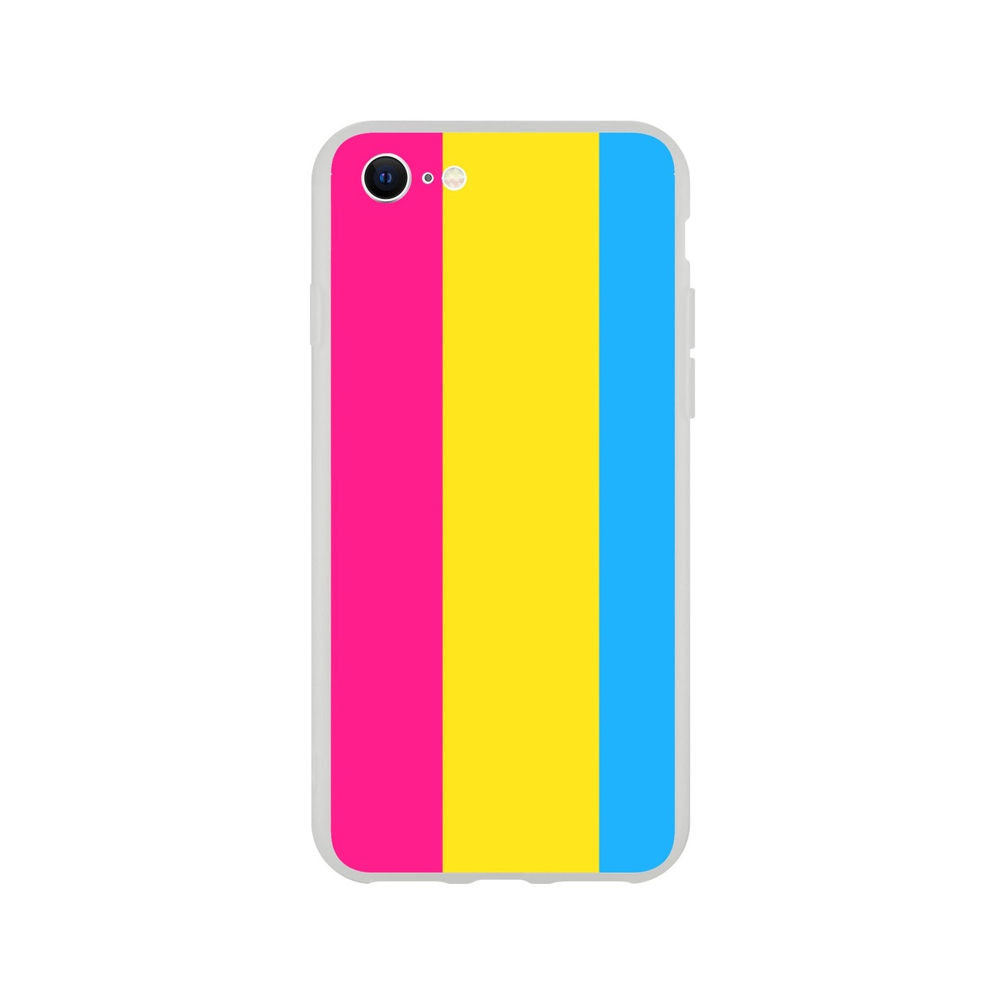 Mobile Phone Case - Pan Pride Flag Flexi Phone Case - LGBTQIA+ Queer