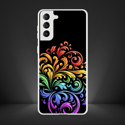 Mobile Phone Case - Pride Ferns- IPhone Case - Samsung Case - Clear - Flexi - Bio - Slim - Tough - LGBTQIA+ Mobile Phone Cases