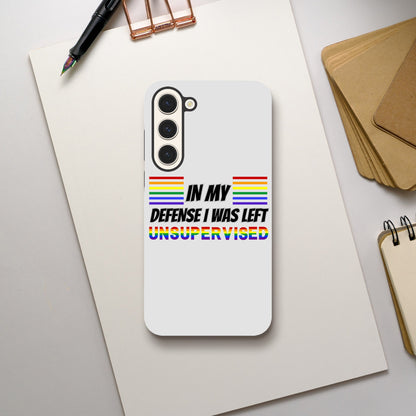 Phone Case - In My Defence - IPhone Case - Samsung Case - Clear - Flexi - Bio - Slim - Tough - LGBTQIA+ Mobile Phone Cases