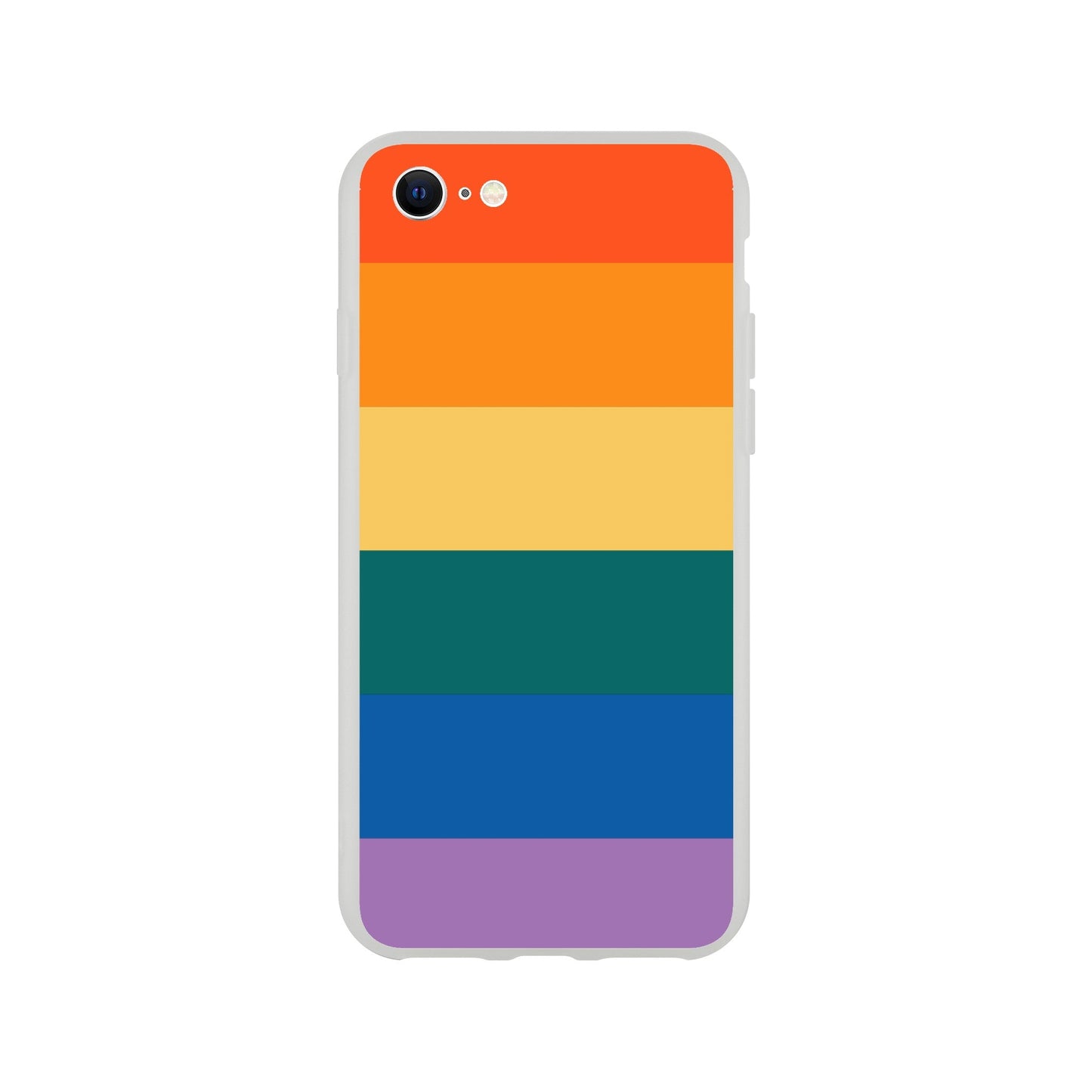 Mobile Phone Case - Retro Flag Flexi Phone Case - LGBTQIA+ Queer