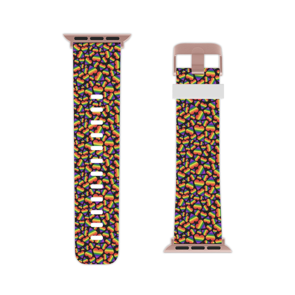 Accessories - Jelly Pride Hearts Watch Band For Apple Watch