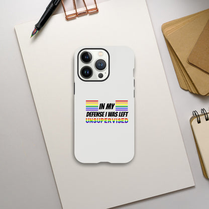 Phone Case - In My Defence - IPhone Case - Samsung Case - Clear - Flexi - Bio - Slim - Tough - LGBTQIA+ Mobile Phone Cases