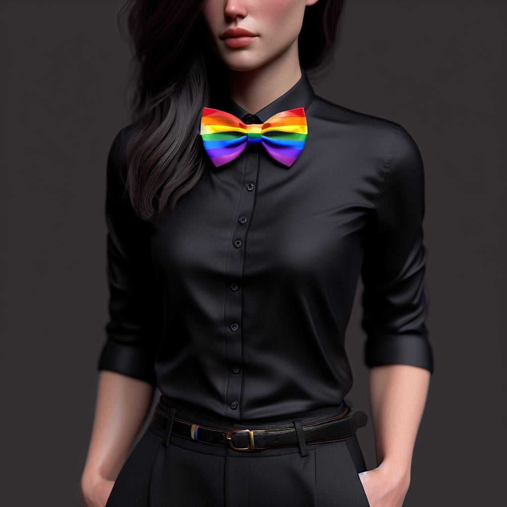 LGBTQIA+ Queer Clip-on Rainbow Pride Suspenders