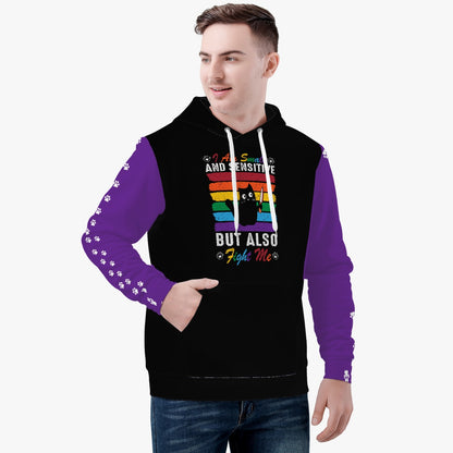 LGBTQIA+ Queer Fight Me Hoodie