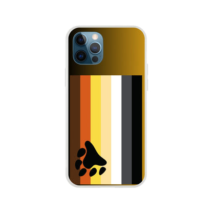 Mobile Phone Case - Brotherhood Bear Pride Flexi Phone Case - LGBTQIA+ Queer