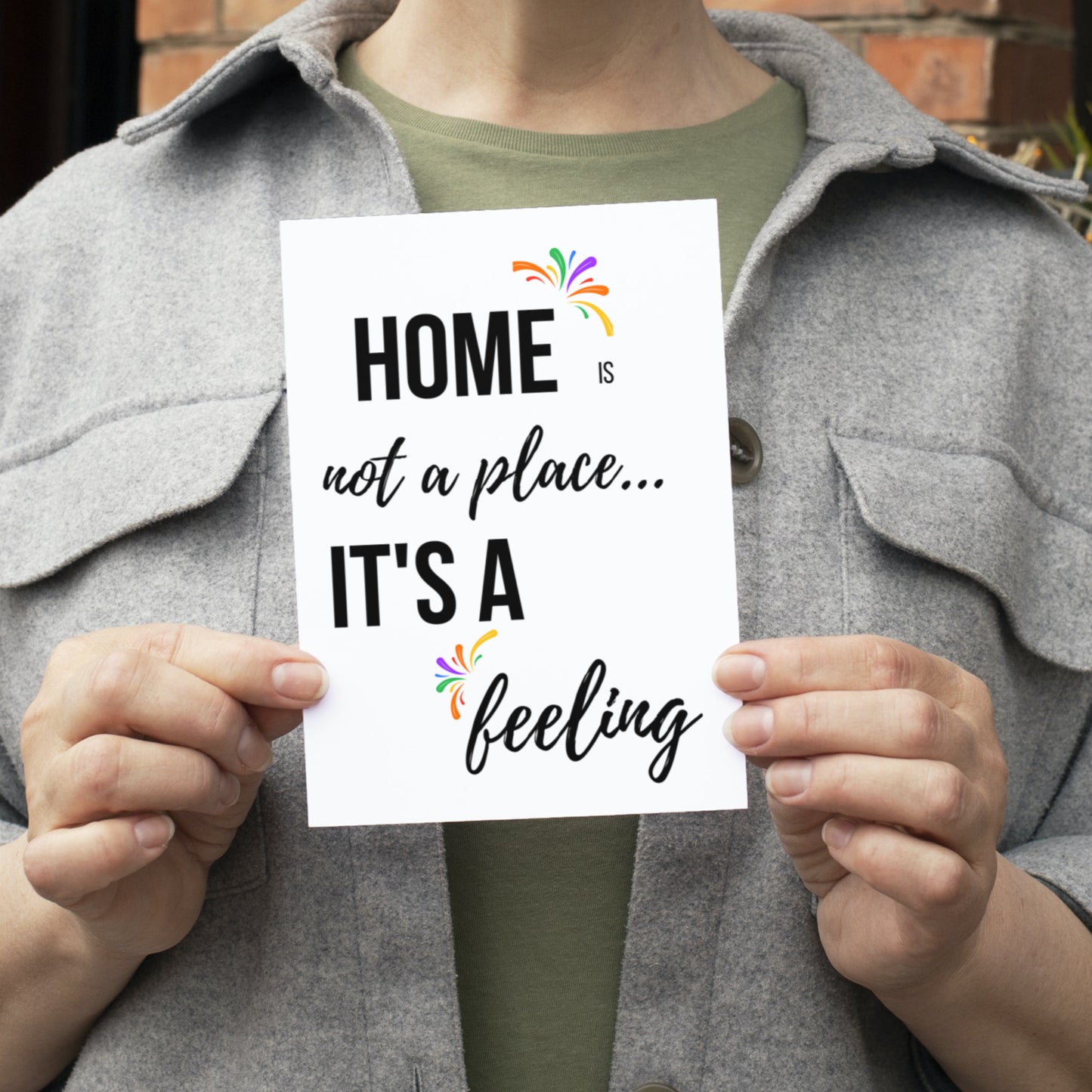 Greeting Card - Home Feeling Housewarming Card