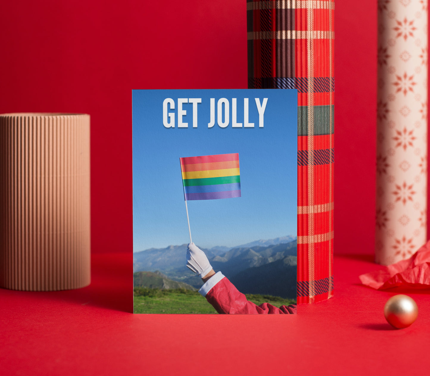 Greeting Card - Get Jolly Greeting Card