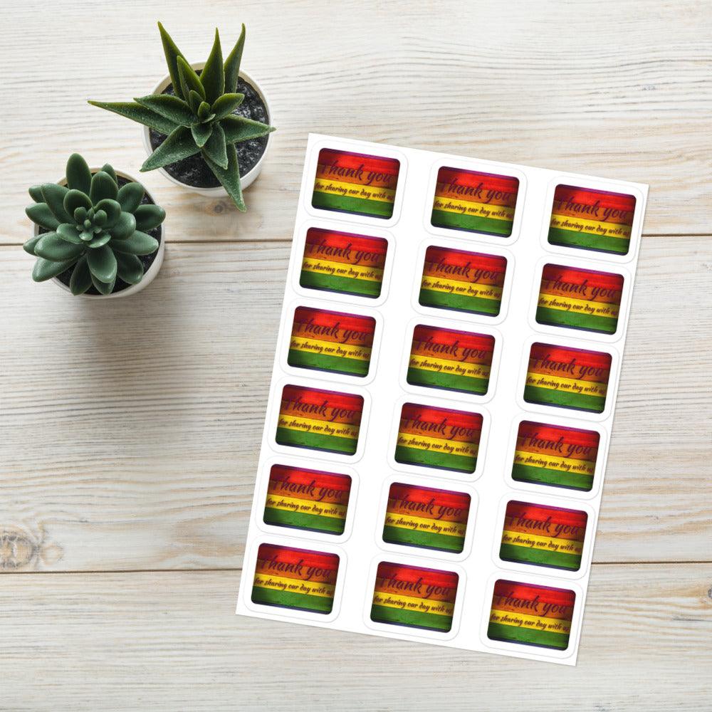 Sticker Sheets - Pride Board Thank You Stickers Sheet - LGBTQIA+ Queer